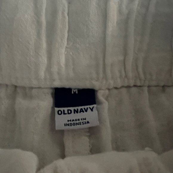 2 Pairs Women's Old Navy Linen Blend Drawstring Shorts Size M - Picture 11 of 11